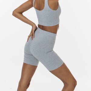 New with tag American Apparel cotton spandex jersey cycle short